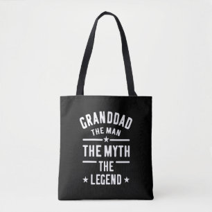 Granddad The Man Myth Legend Tote Bag