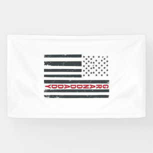 Granddaddy American Flag Vintage Patriotic Design_ Banner