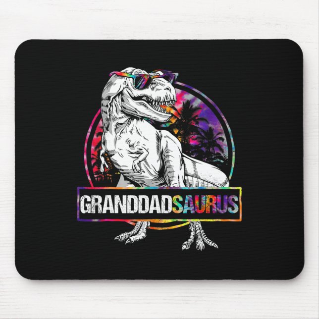 Granddadsaurus Dinosaur Granddad Saurus Matching T Mouse Pad (Front)