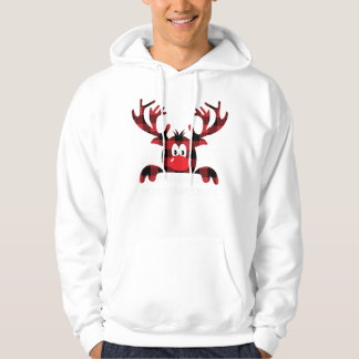 Granddaughter Always be yourself Reindeer Santa Ha Hoodie