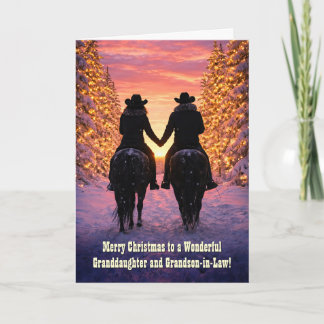 Granddaughter and Grandson in Law Husband Card