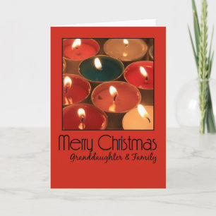 Granddaughter and her Family Merry Christmas card