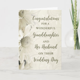 Granddaughter and Her Husband Congratulations Card