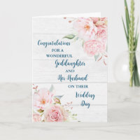 Granddaughter and Husband Congratulations