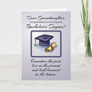 Granddaughter, Bachelor’s Degree Graduation Card