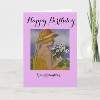 Granddaughter/ Birthday card