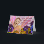 Granddaughter birthday cards - customise it<br><div class="desc">If your granddaughter is celebrating a special birthday this year, then this pretty fairy princess admiring beautiful flowers in pink, purple and yellow is the perfect choice. The wording "Happy Birthday to the sweetest granddaughter" is included and all you need to do is customise the item to include a magical...</div>