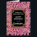 Granddaughter Birthday Pink Daisies<br><div class="desc">A floral birthday card for your granddaughter. This elegant birthday card showcases a delicate scattering of soft pink daisies, symbolising beauty, grace, and joy. The light and airy floral design brings a touch of nature’s charm, perfect for celebrating a special day with warmth and love. The cheerful flowers evoke feelings...</div>