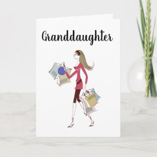 **GRANDDAUGHTER** CELEBRATE YOU!  BIRTHDAY CARD