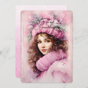 Granddaughter Dark Haired Girl Christmas Wishes