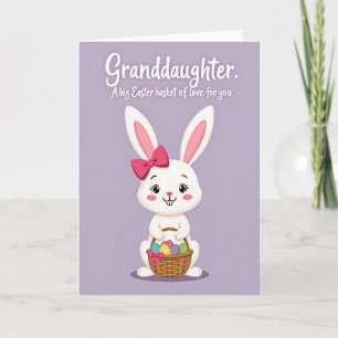 Granddaughter Easter Basket Card