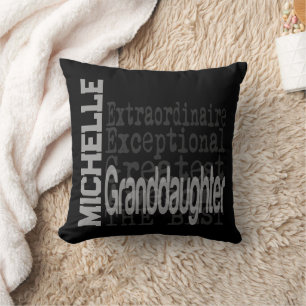 Granddaughter Extraordinaire CUSTOM Cushion