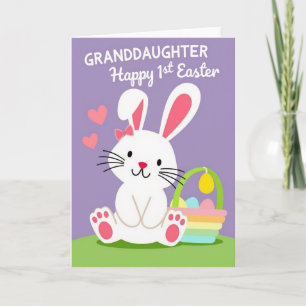 Granddaughter First Easter Art Card
