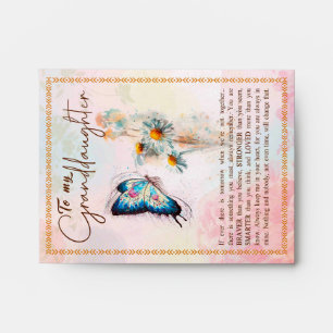 Granddaughter Gifts From Grandpa Grandma Family Envelope