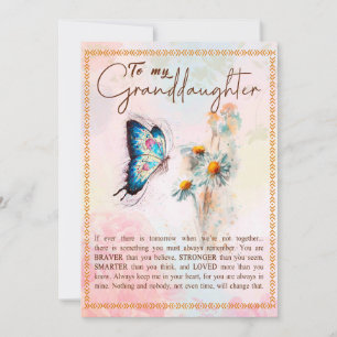 Granddaughter Gifts   From Grandpa Grandma Family Holiday Card