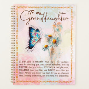 Granddaughter Gifts   From Grandpa Grandma Family Planner