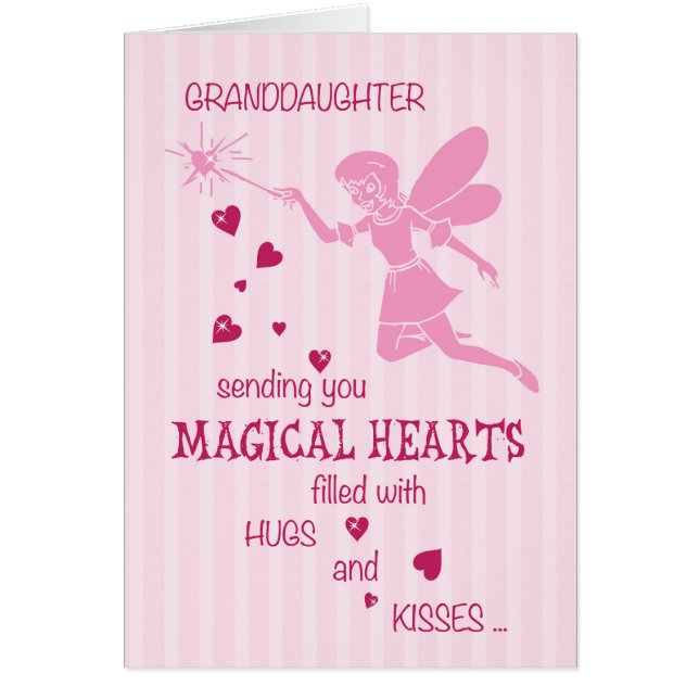 Granddaughter Gotcha Day Magical Fairy Pink (Front)