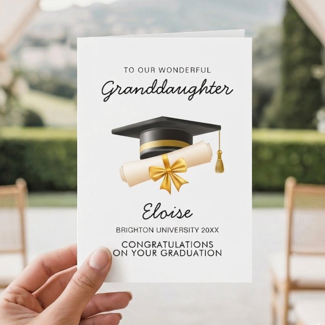 Granddaughter Graduation Card (Creator Uploaded)
