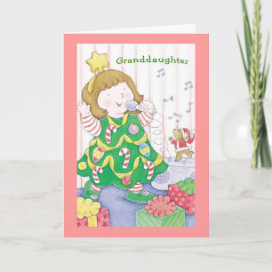 Granddaughter Holiday Card