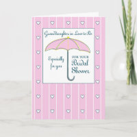 Granddaughter in Law To Be Bridal Shower Pink