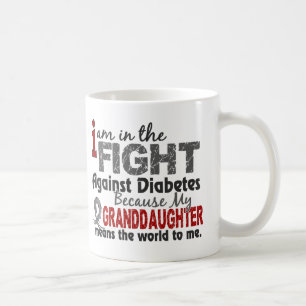 Granddaughter Means World To Me Diabetes Coffee Mug
