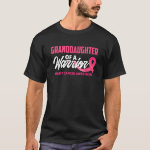 Granddaughter Of A Warrior Breast Cancer Awareness T-Shirt