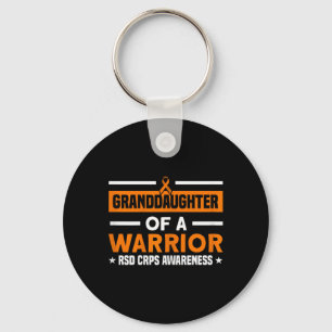 Granddaughter Of A Warrior Rsd Crps Awareness 1 Key Ring