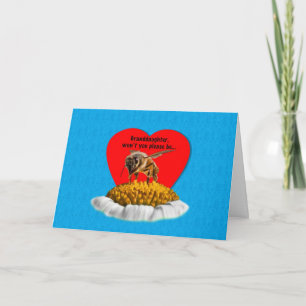 Granddaughter’s Honey Bee Valentine Holiday Card