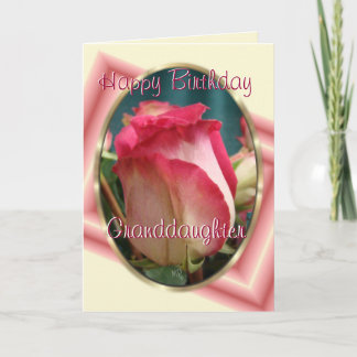 GranddaughterBday-customise any occasion Card