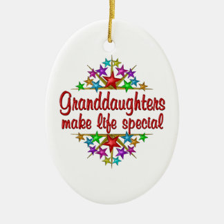 Granddaughters are Special Ceramic Ornament