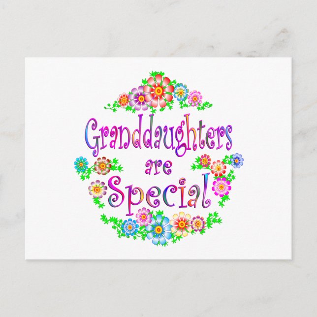 GRANDDAUGHTERS are Special Postcard (Front)