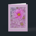 Granddaughter's Birthday Greeting  with Daisies Card<br><div class="desc">While white and yellow daisies are the most common,  the Gerbera Daisy which comes in several colours is quite beautiful.  They make a very lovely birthday greeting card.</div>