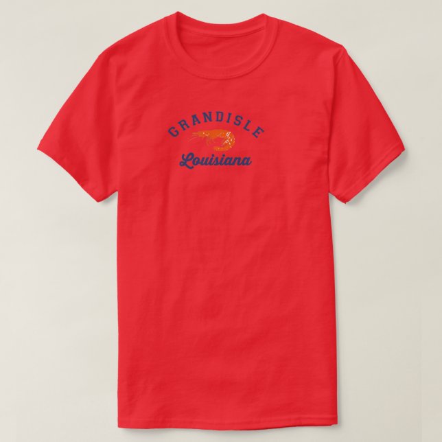 Grande Isle Louisiana T-Shirt (Design Front)