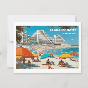 Grande-Motte, postcard, France QZE32F5-1 Postcard