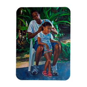 Grandfather and Child 2010 Magnet