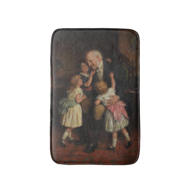 Grandfather (by Joseph Clark) Bath Mat (Front Vertical)