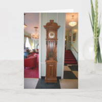 "Grandfather Clock at Lowell Inn" Birthday Card