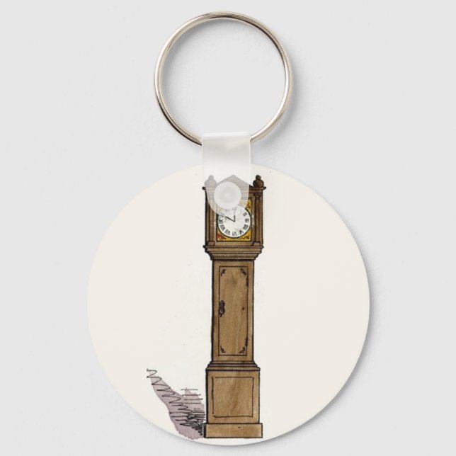 Grandfather Clock Key Ring (Front)