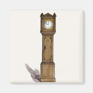 Grandfather Clock Magnet