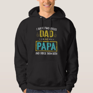 Grandfather Father s Day   Awesome Dad & Papa Hoodie
