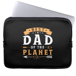 Grandfather Gift Best Dad Of The Planet Laptop Sleeve
