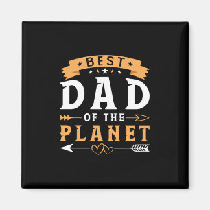 Grandfather Gift Best Dad Of The Planet Magnet