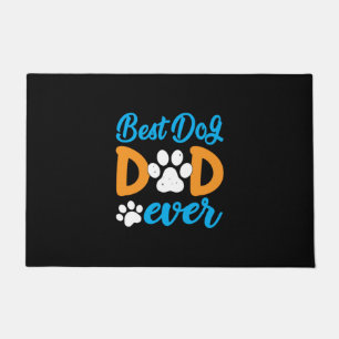 Grandfather Gift   Best Dog Dad Ever Doormat