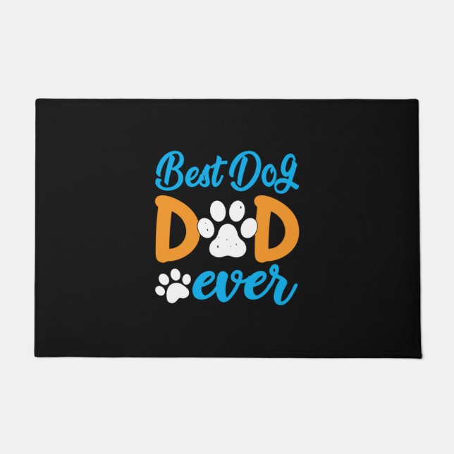 Grandfather Gift | Best Dog Dad Ever Doormat (Front)