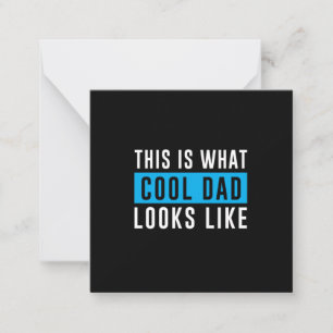 Grandfather Gift Cool Dad Looks Like Card
