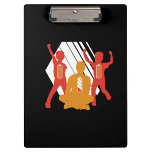 Grandfather Gift Funny Dad With Kids Clipboard