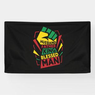 Grandfather Gift   Husband Father And King Banner