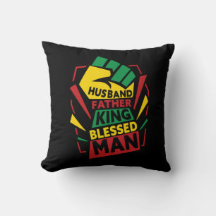 Grandfather Gift Husband Father And King Cushion