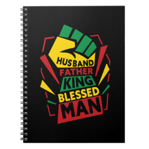 Grandfather Gift Husband Father And King Notebook