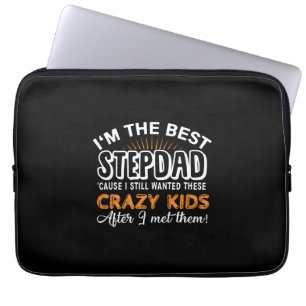 Grandfather Gift   I Am The Best Step Dad Laptop Sleeve
